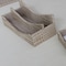 Dacasso Protacini Breeze Beige Italian Patent Leather Letter Holder A6308 - alternate 2